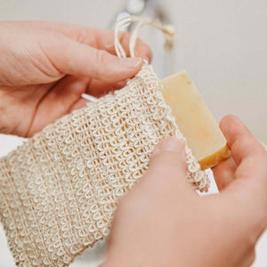 Experience a unique bathing ritual with our Ramie Soap Saver Pouches, designed to maximize the longevity of your cherished Majestic Bliss Soaps. These pouches not only preserve your soap but also serve as a natural exfoliator, promoting quick and rich lat