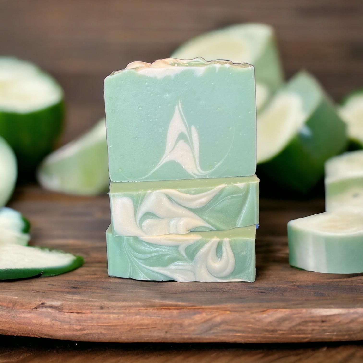 Cucumber & French Clay Soap | Fresh Elegance & Rejuvenation