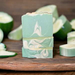 Cucumber & French Clay Soap | Fresh Elegance & Rejuvenation
