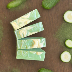 Cucumber & French Clay Soap | Fresh Elegance & Rejuvenation