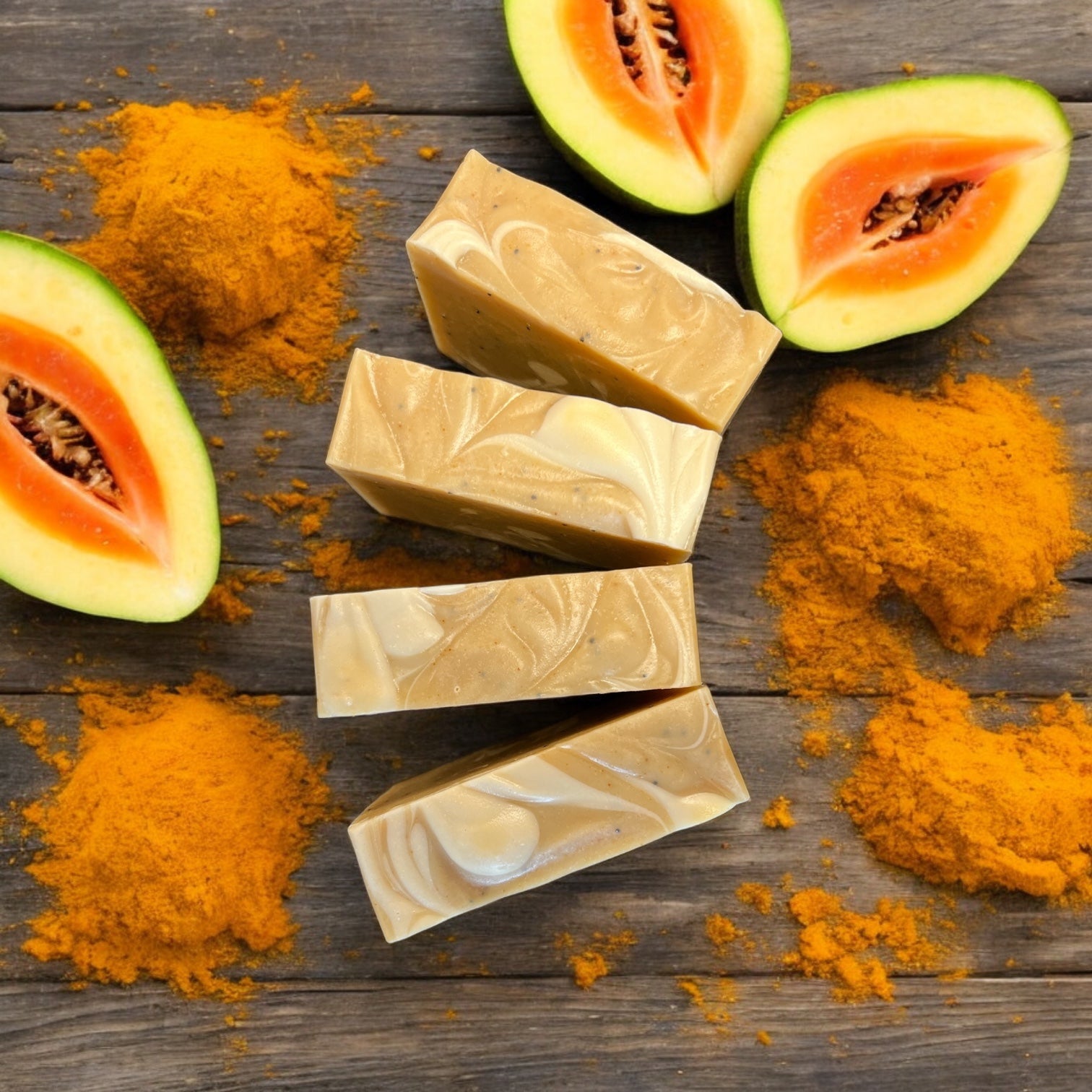 Papaya & Turmeric Soap | Skin Brightening & Balancing Cleanse