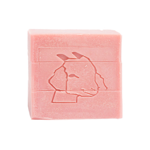 Bakhra Goats Milk - This soap combines floral and woody essential oils like ylang-yland, rose geranium, and sandalwood for an incredible burst of aromas.